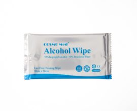 Alcohol Surface Wipes, Pack/50s